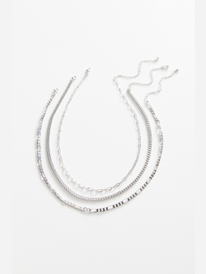 Simple Chain Necklace Set