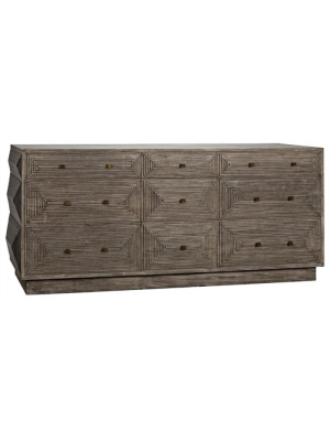 Noir Baram Dresser - Distressed Grey