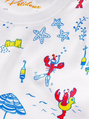 Lobsters On Vacation Summer Pajamas