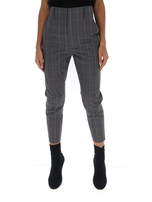 Isabel Marant Étoile Cropped Plaid Trousers