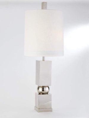 Global Views Squeeze Lamp Nickel