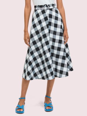 Gingham Skirt