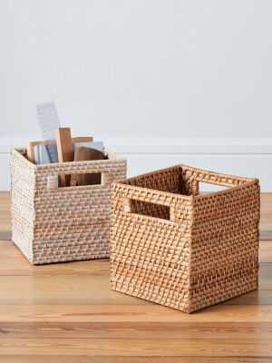 Modern Weave Storage Cubby