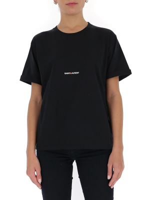 Saint Laurent Logo Print T-shirt