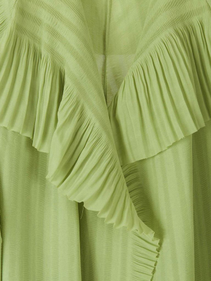 The Row Ruffled Maxi Dress