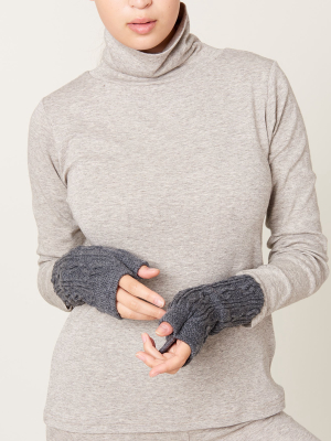 Wool Hand Warmers In Charcoal