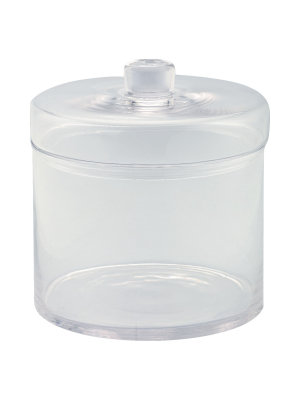 Diamond Star Glass Apothecary Jar With Lid Clear (8.5"x8")