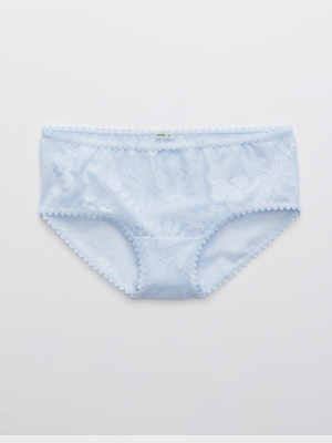 Aerie Cheetah Lace Boybrief Underwear