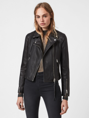 Neve Quilted Leather Biker Jacket Neve Quilted Leather Biker Jacket