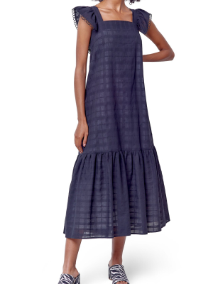 Martina Tiered Sun Dress - Plaid