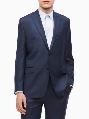 Slim Fit Blue Suit Jacket