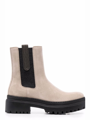 Brunello Cucinelli Chunky Sole Boots