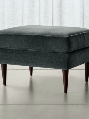 Torino Velvet Ottoman