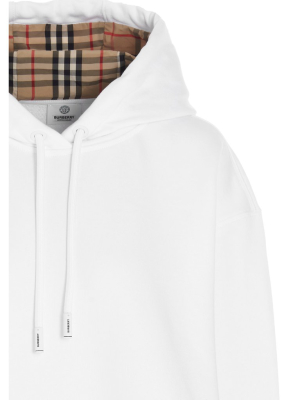 Burberry Stepped Hem Oversized Hoodie