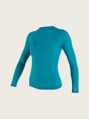 Women's Hybrid L/s Rash Guard