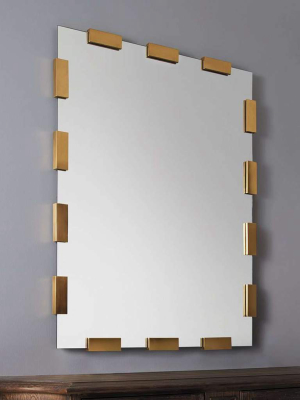 Rectangular Aplique Mirror