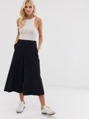 Asos Design Tailored Clean Culottes