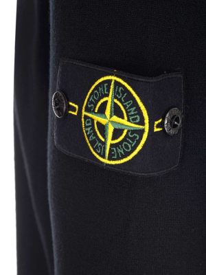 Stone Island Logo Patch Knitted Pullover