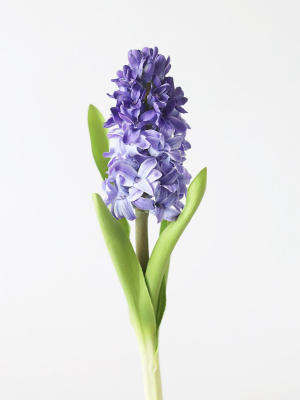 Artificial Purple Hyacinth Flowers - 12.5"