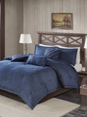 Perry Oversized Denim Comforter Set