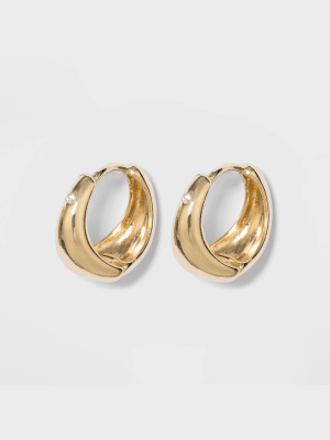 Small Hoop Earrings - A New Day™ Gold