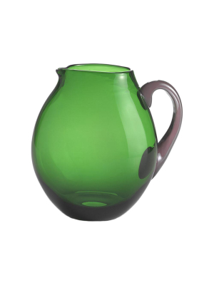 Nason Moretti Gray With Green Dandy Pitcher