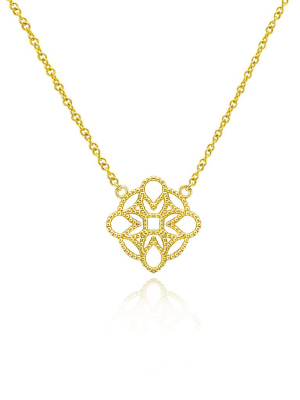 Petite Lace Deco Necklace - Iv