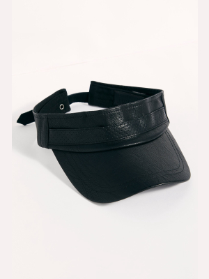 Leather Tennis Visor