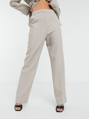 Asos Design Premium Suit Pants In Soft Camel