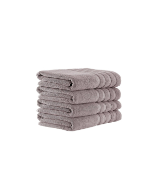 4pc Antalya Turkish Bath Towel Set - Makroteks