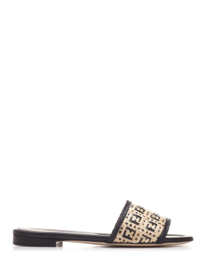 Fendi Ff Interlace Sandals