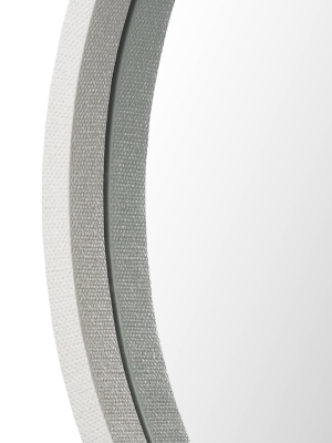Interlude Home Como Grand Mirror In Natural White