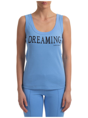 Alberta Ferretti Dreaming Printed Tank Top