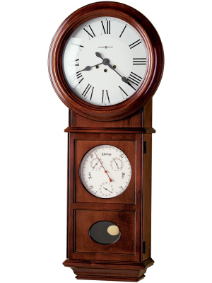 Howard Miller 620249 Howard Miller Lawyer Ii Wall Clock 620-249 Windsor Cherry