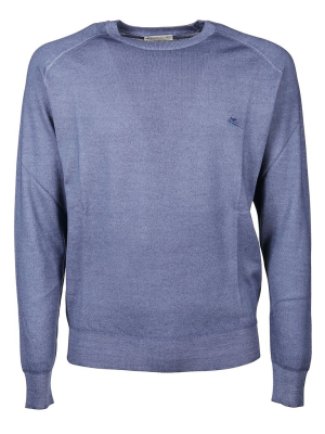 Etro Logo Embroidered Knit Jumper