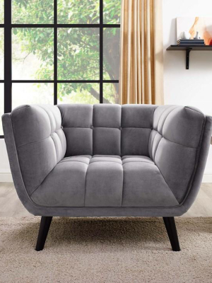 Olvia Performance Velvet Armchair