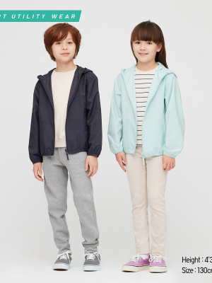 Kids Pocketable Uv Cut Parka