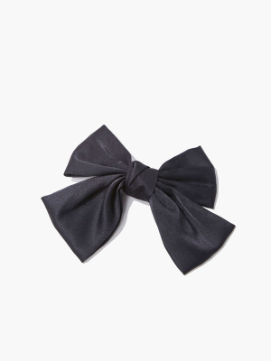 Satin Bow Barrette