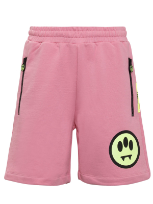 Barrow Smiley-patch Knee-length Shorts