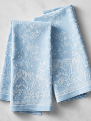 Spring Jacquard Towels, Set Of 2