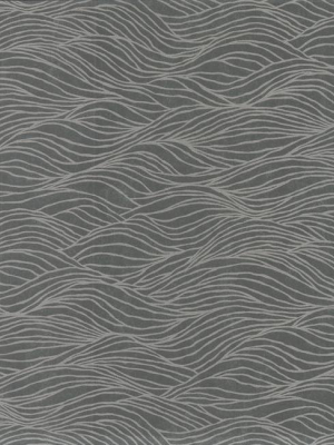 Sample Sand Crest Wallpaper In Silver From The Botanical Dreams Collection By Candice Olson For York Wallcoverings