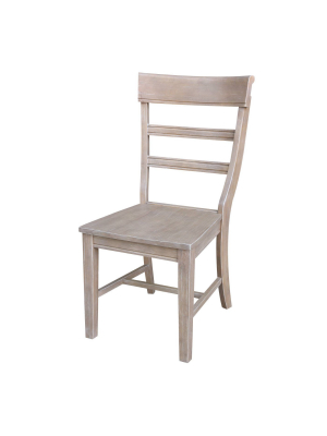 Set Of 2 Hammerty Dining Chair Washed Gray Taupe - International Concepts