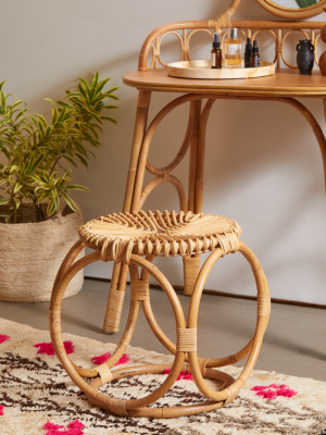 Caroline Rattan Stool