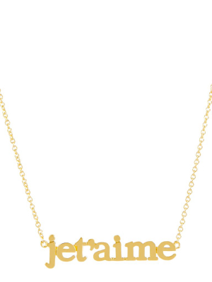 Jet'aime Necklace