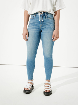 Ae The Lu(x)e Jean Curvy High-waisted Jegging