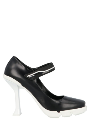 Prada Square Toe Pumps