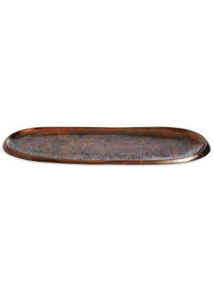 Julia Knight Eclipse 14" Tray In Bronze