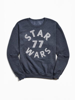 Star Wars 1977 Distressed Crew Neck Sweatshirt