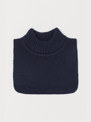 Ribbed Turtleneck Collar