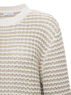 Brunello Cucinelli Glitter Knitted Sweater